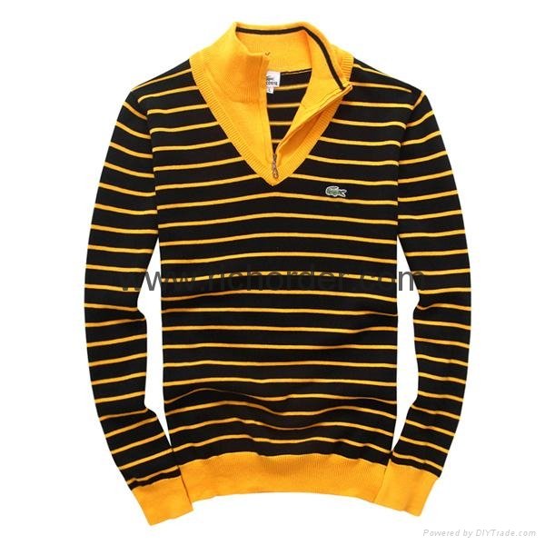 Hot sale brand designers men v collar sweaters cheap cardigans 5