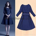 brand designers winter dress cheap denim dresses newest style 3