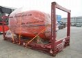 Enclosed FRP lifeboat for oil tanker