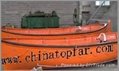 Open type lifeboat in FRP