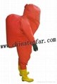 Chemical protective suit for marine useage