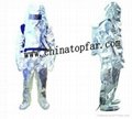 Fireman protective suit Heat insulation suit Aluminum foil fire protective suit