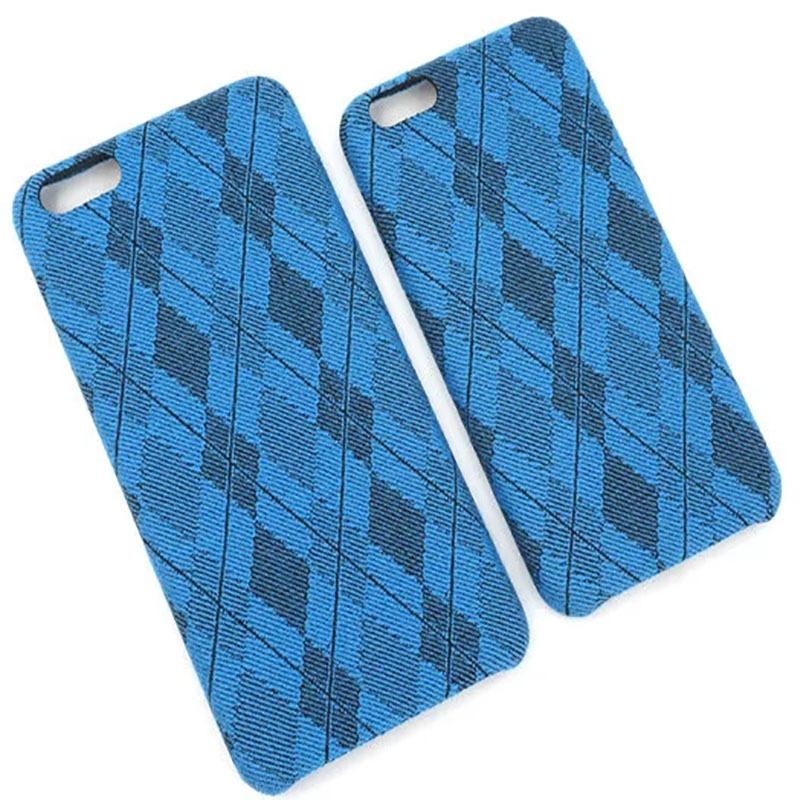 New arrival Tartan check fabric cloth mobile phone case for iphone 11 back cove 5