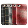 Accessories for Smart Phone iphone  11 Check Retro Lattice Fabric Phone Case