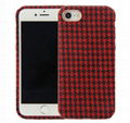 Accessories for Smart Phone iphone  11 Check Retro Lattice Fabric Phone Case 5