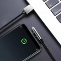 High Quality Zinc Alloy Aluminum Fast Charging Data Cable For Iphone android  6