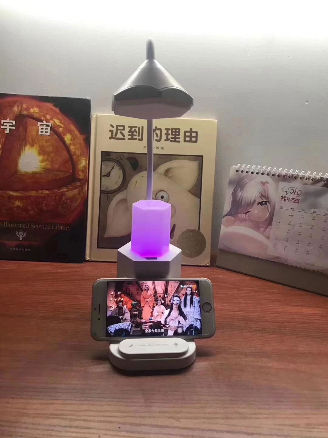 Multifunctional LED desk Table Lamp with Pen container and Mobile Phone holder 4