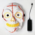 Halloween Christmas Led Luminous Mask Cosplay Flashing Luminous Face Led Mask 6