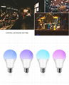 Smart WiFi Light Bulb, LED RGB Color Changing, Compatible with Alexa and Google  9