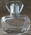 perfume glass bottle with plastic cap 1