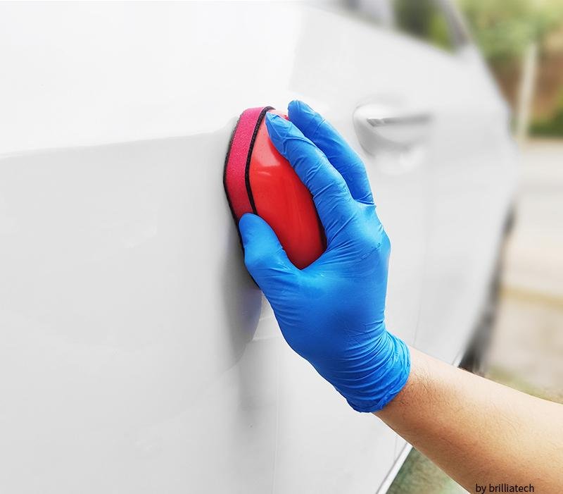 汽车清洁超细纤维魔泥擦清洗打蜡方块不掉毛去污耐用专业洗车工具 5
