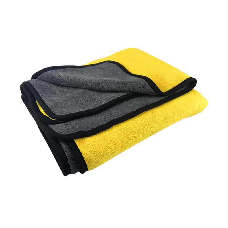 超細纖維加厚洗車毛巾黃色擦車毛巾家用