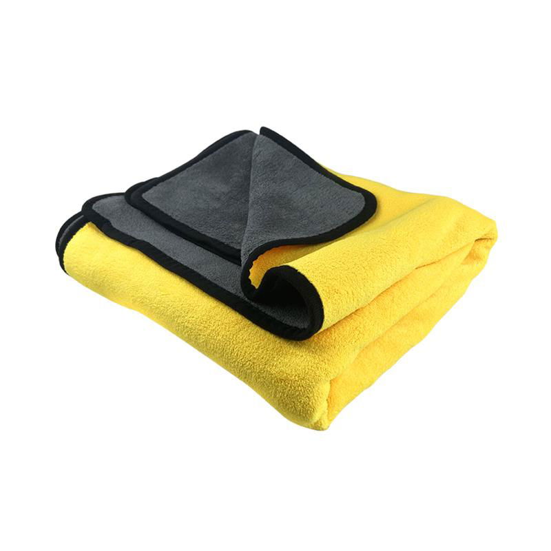 超細纖維加厚洗車毛巾黃色擦車毛巾家用 2