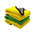 Double-Faced Car Wash Microfiber Towel Car Cleaning Cloth