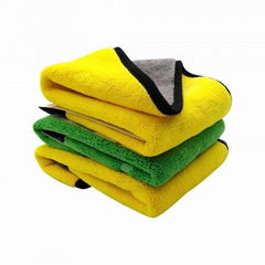 Double-Faced Car Wash Microfiber Towel Car Cleaning Cloth