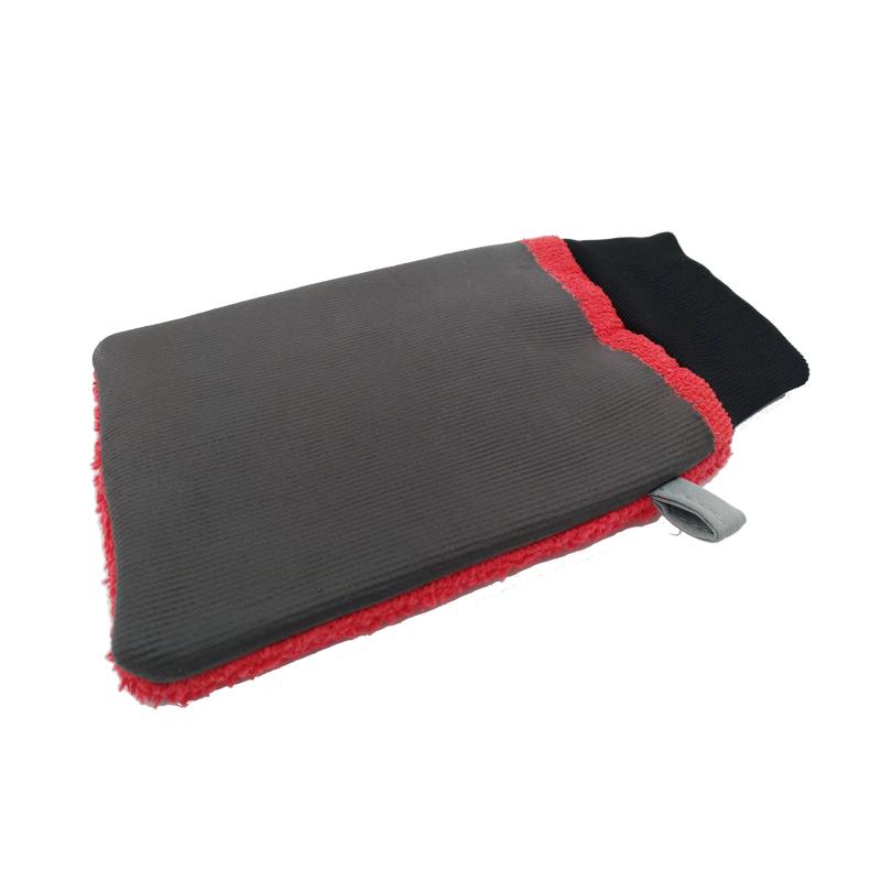 Car Styling Clay Bar Mitt Microfiber Coral Velvet Glove Car Motorcycle Washer 5