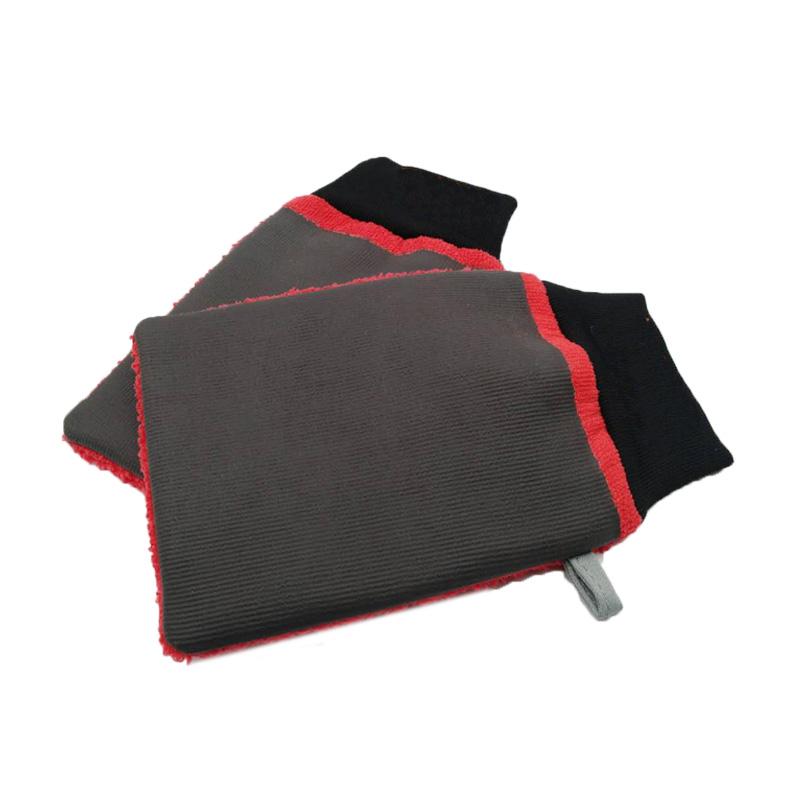 Car Styling Clay Bar Mitt Microfiber Coral Velvet Glove Car Motorcycle Washer