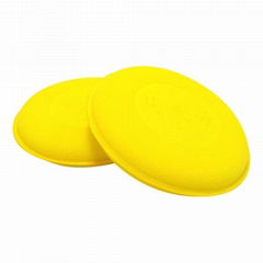 Coral Fleece Foam Applicator Car Wax Polishing Sponge Soft Round Cleaner