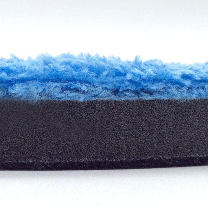 High Density Microfiber Polishing Pad Car Wax Applicator with Finger Pocket 2