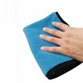Double-faced car wash microfiber towel car cleaning cloth