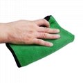 Double-faced car wash microfiber towel car cleaning cloth