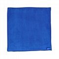 Car wash microfiber towel auto detailing cleaning cloth with lanyard