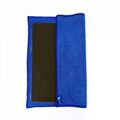Car wash microfiber towel auto detailing cleaning cloth with lanyard