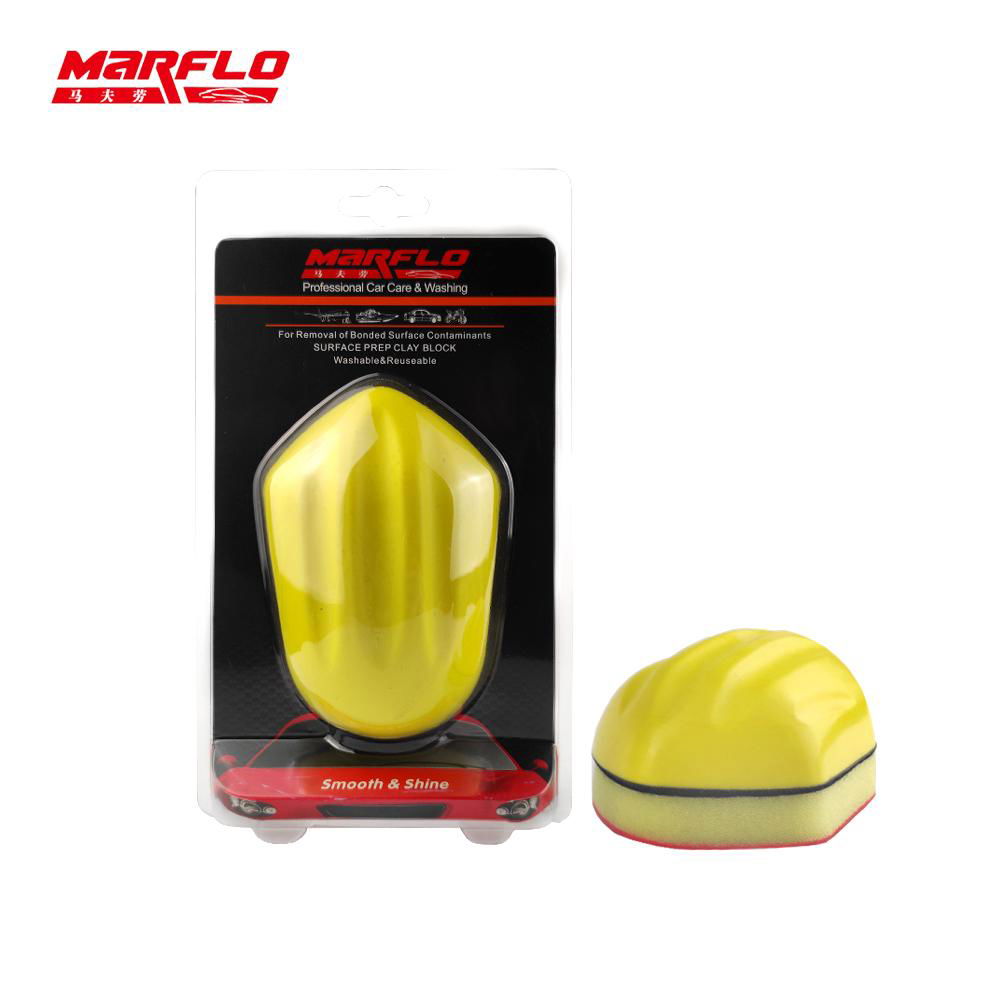 BT-6046 magic clay block Yellow Mouse PU Applicator with Medium or King Clay Pad 5