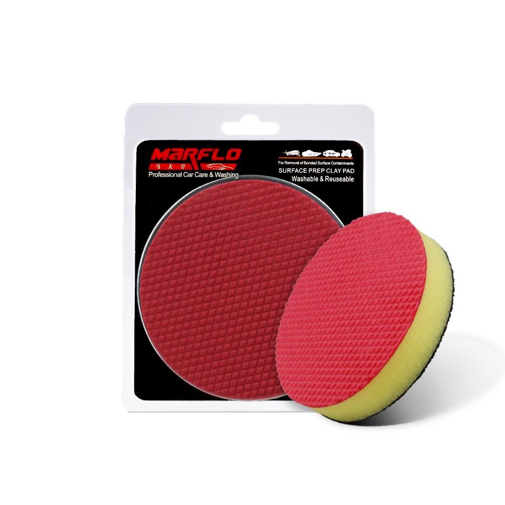 BT-6012 Clay Pads 100mm size Clay Bar Pad with Applicatoer 4