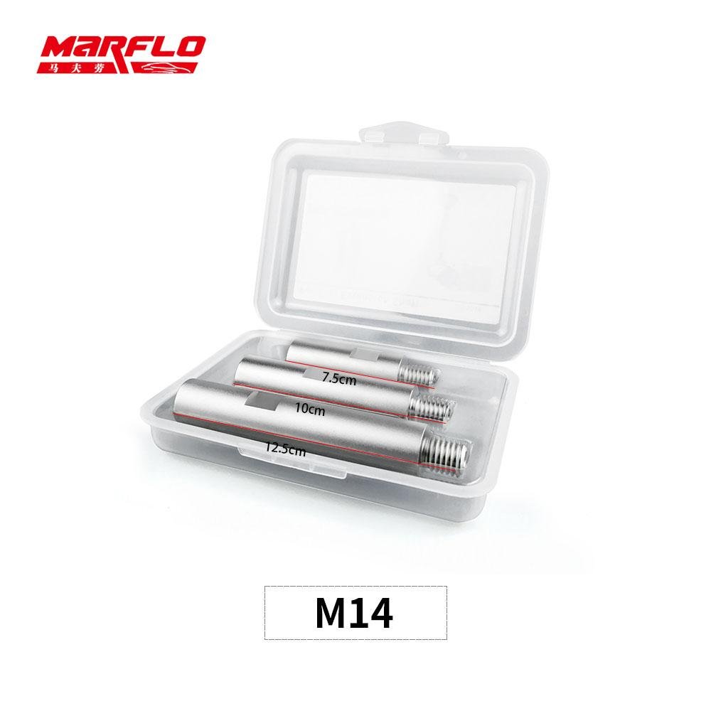 马夫劳磨床工具延伸轴铝合汽车配件M16 M14汽车护理抛光机延伸轴 5