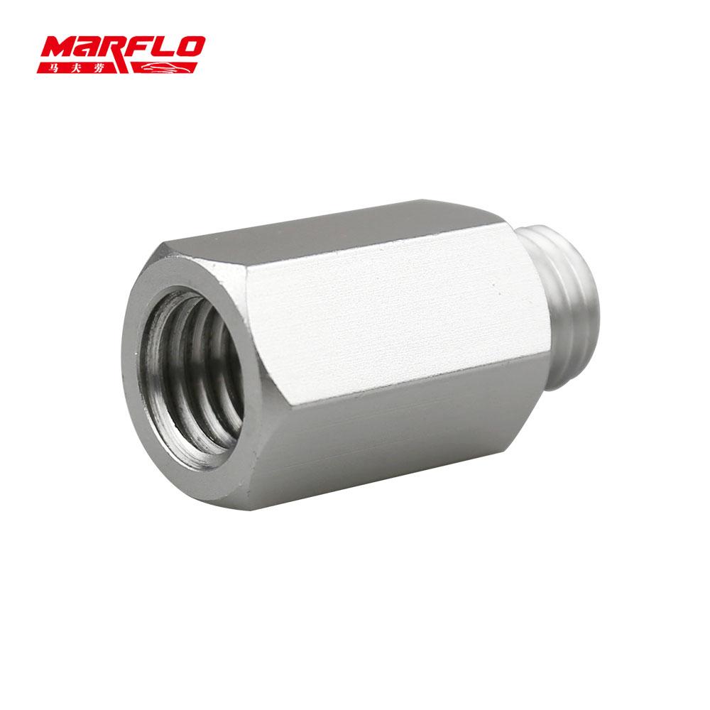 MARFLO抛光机加长杆转接头 M14 M16 5/8-11抛光机螺纹杆海绵抛光垫 4