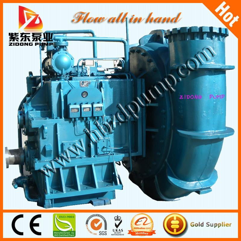 WN heavy duty horizontal river sand suction gravel dredging pump 3