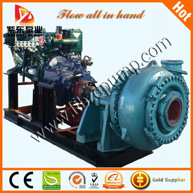 WN heavy duty horizontal river sand suction gravel dredging pump 4