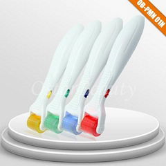 200 needles LED Vibrating Derma Roller 4 LED colors(red, blue, green, yellow)