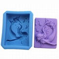 R0828 Mermaid Silicone Soap Mold Silicone chocolate resin clays Mold 3