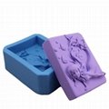 R0828 Mermaid Silicone Soap Mold Silicone chocolate resin clays Mold 5