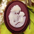 F0191 Mom and Baby Mold Souvenir Polymer