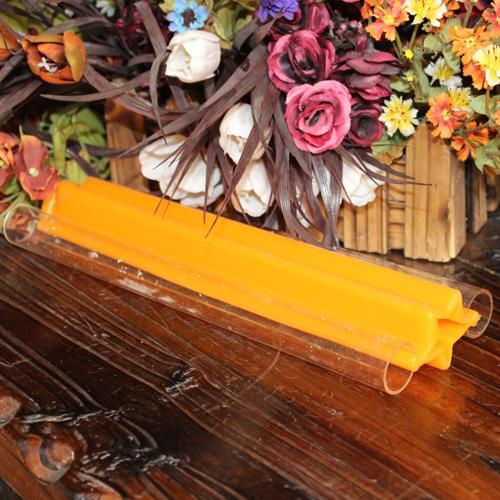 T0008 Tube star silicone soap mold silicone tube resin clays moulds  3