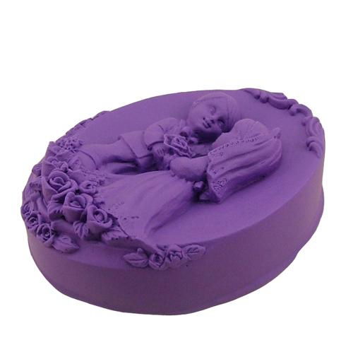 R0820 Wedding Silicone Soap Mold  Silicone  chocolate clays resin wedding Mold 5