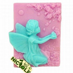 R0731 Fairy Silicone Mold Silicone Soap Mold chocolate resin clays molds 