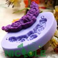 F0169 Mini Flower Silicone Soap Mold Silicone cake decoration resin clays Mould 5