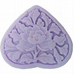 R0600 Penoy silicone mold heart soap mold silicone chocolate resin clays mold