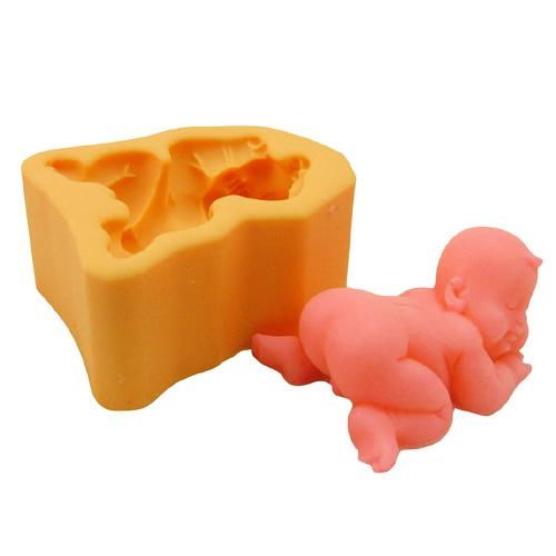 R0575 handmade lovely Baby silicone soap mold silicone mold soap moulds