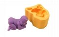 R0575 handmade lovely Baby silicone soap mold silicone mold soap moulds 3