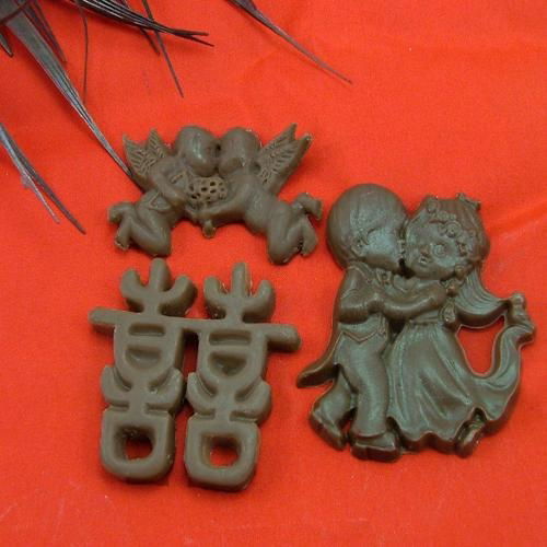 C0020 Wedding Chocolate Silicone chocolate resin clays  Mold  Chocolate Moulds