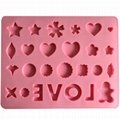  silicone baking cake mold/silicone chcolate resin ice clay  molds 1
