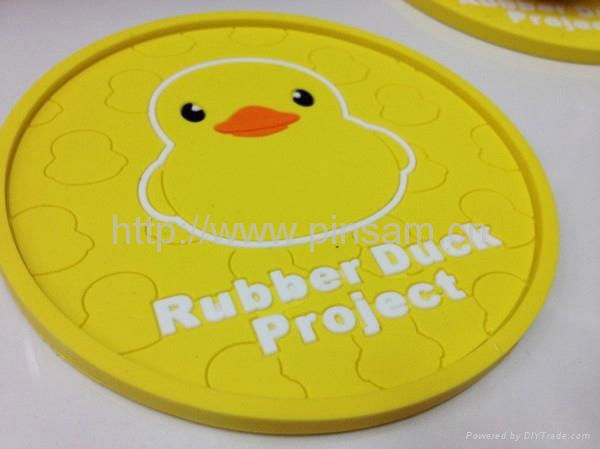 Rubber duck project Silicone coaster 2