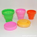 hot sell silicone fold cup  silicone cup