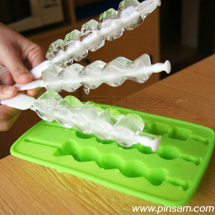 Candied fruit shape silicone ice cube tray