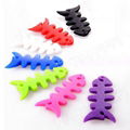 fish shaped silicone cable tidy